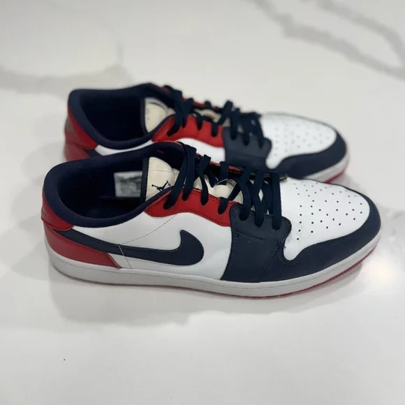 Air Jordan 1 Low Golf 'USA' Red White and Blue - Picture 7 of 10